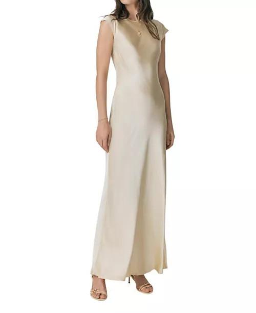 Averie Boat Neck Satin Maxi Dress | Bloomingdale's (AU)