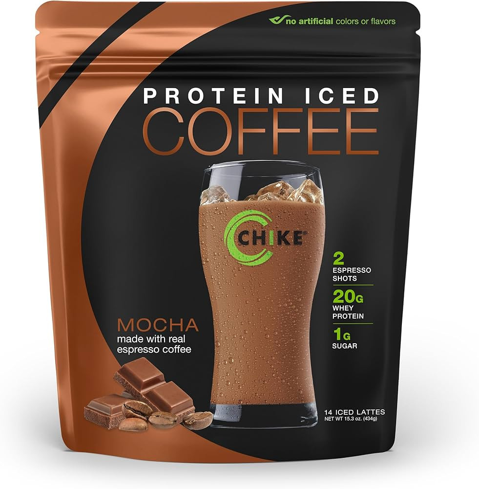 Chike Mocha High Protein Iced Coffee, 20 G Protein, 2 Shots Espresso, 1 G Sugar, Keto Friendly an... | Amazon (US)