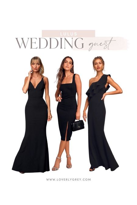 Gorgeous formal wedding guest looks from Lulu's. Perfect for a black tie wedding or event! 

#LTKFind #LTKSeasonal #LTKwedding