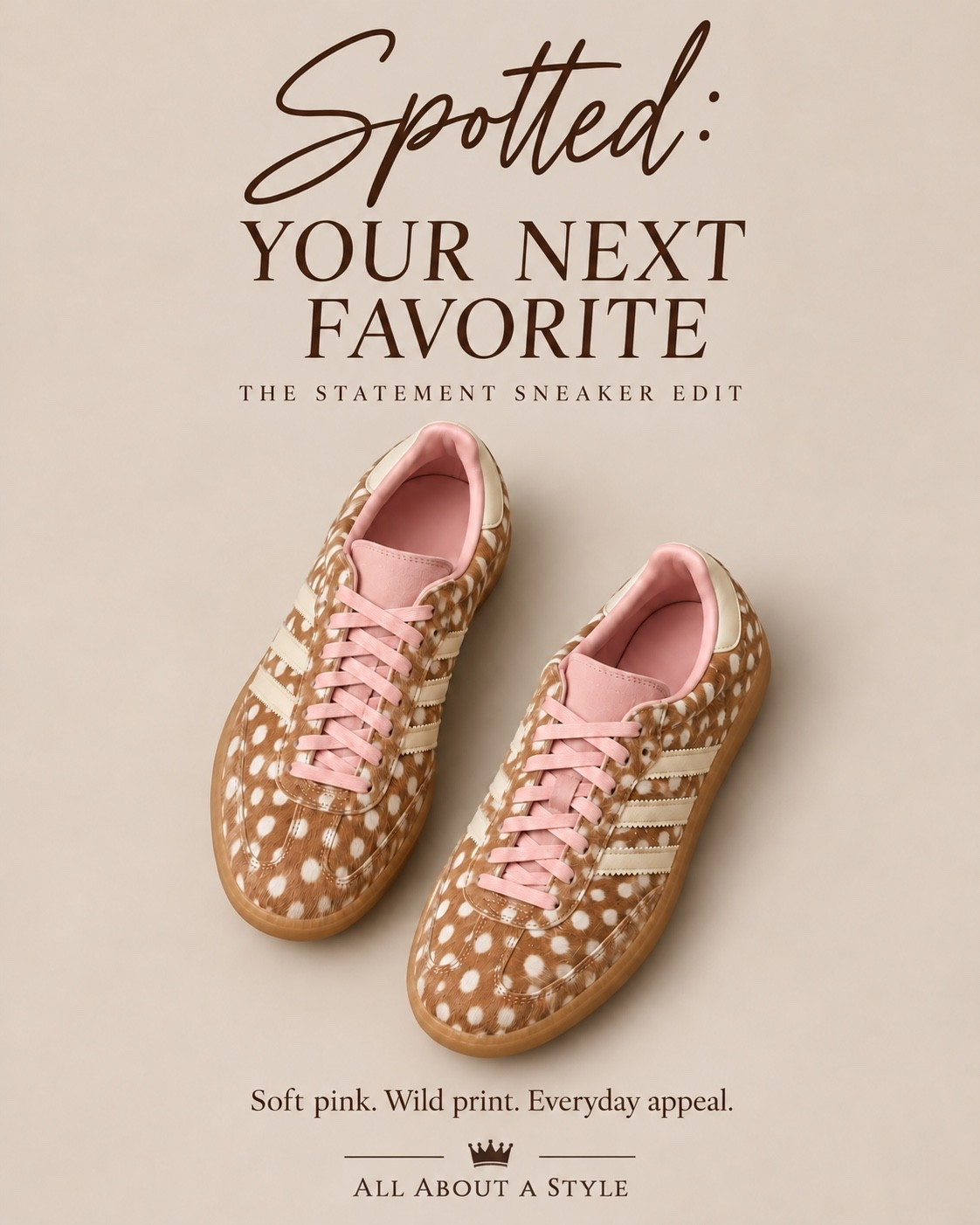 Your basics deserve a little personality. Fawn print, blush laces, and a classic Samba silhouette—pair with denim and a soft knit, and let the sneakers do the talking. 🤎

Shop this pair on my LTK. Your everyday outfits will thank you.

#AdidasSamba #StatementSneakers #NeutralStyle #FallOutfitInspo @adidas