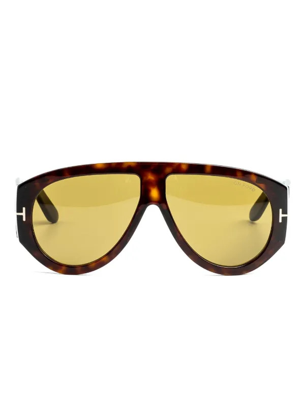 TOM FORD Eyewear Bronson Sunglasses | Brown | FARFETCH | Farfetch Global