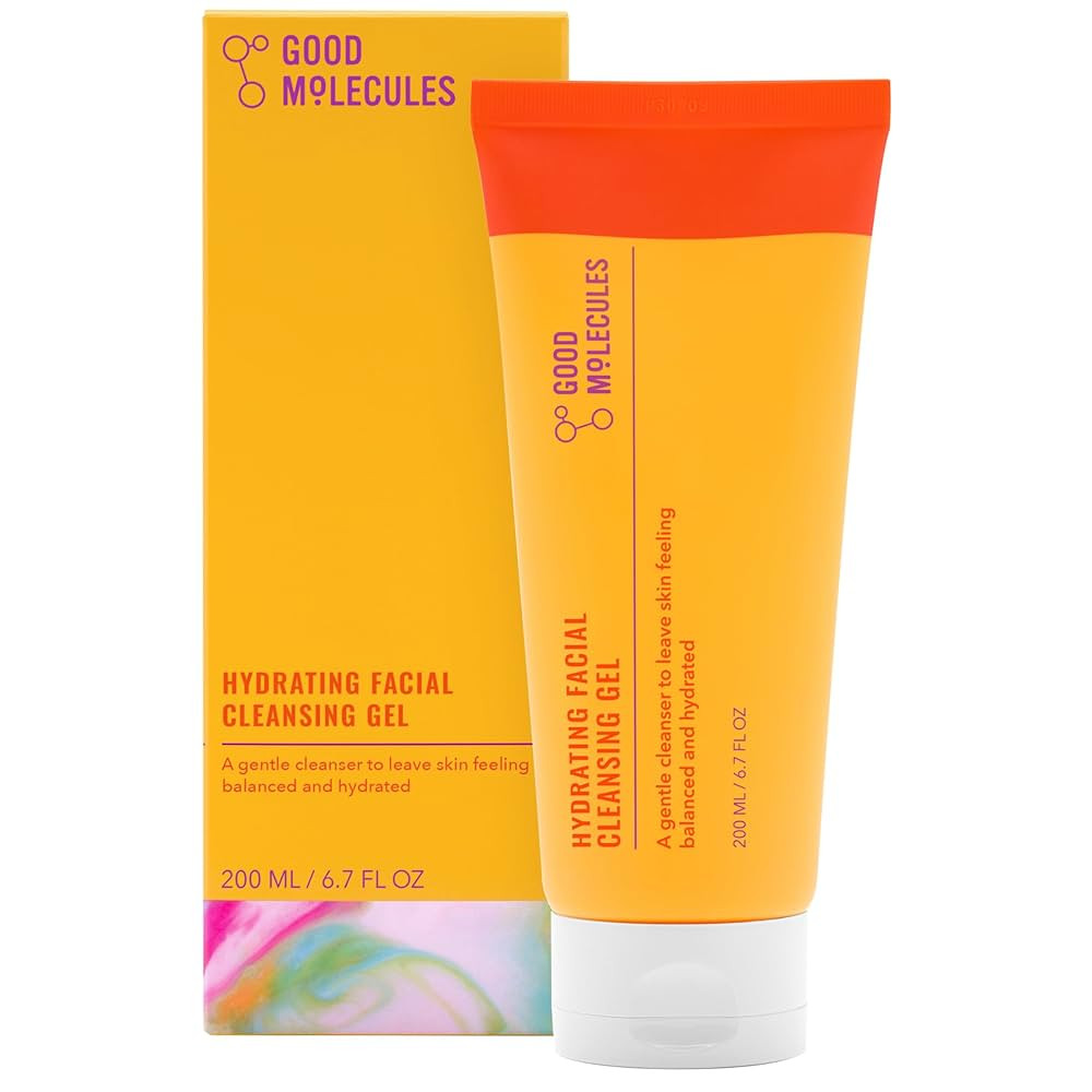 Good Molecules Hydrating Facial Cleansing Gel - Face Wash with Rosewater and Pineapple Extracts t... | Amazon (US)