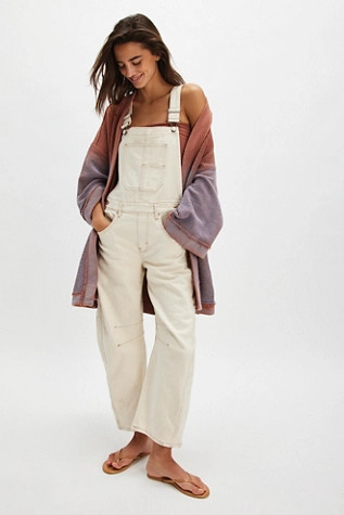 We The Free Good Luck Barrel Dungarees | Free People (UK)