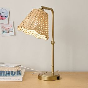Emery Task Lamp w/USB C (16") | Pottery Barn Teen