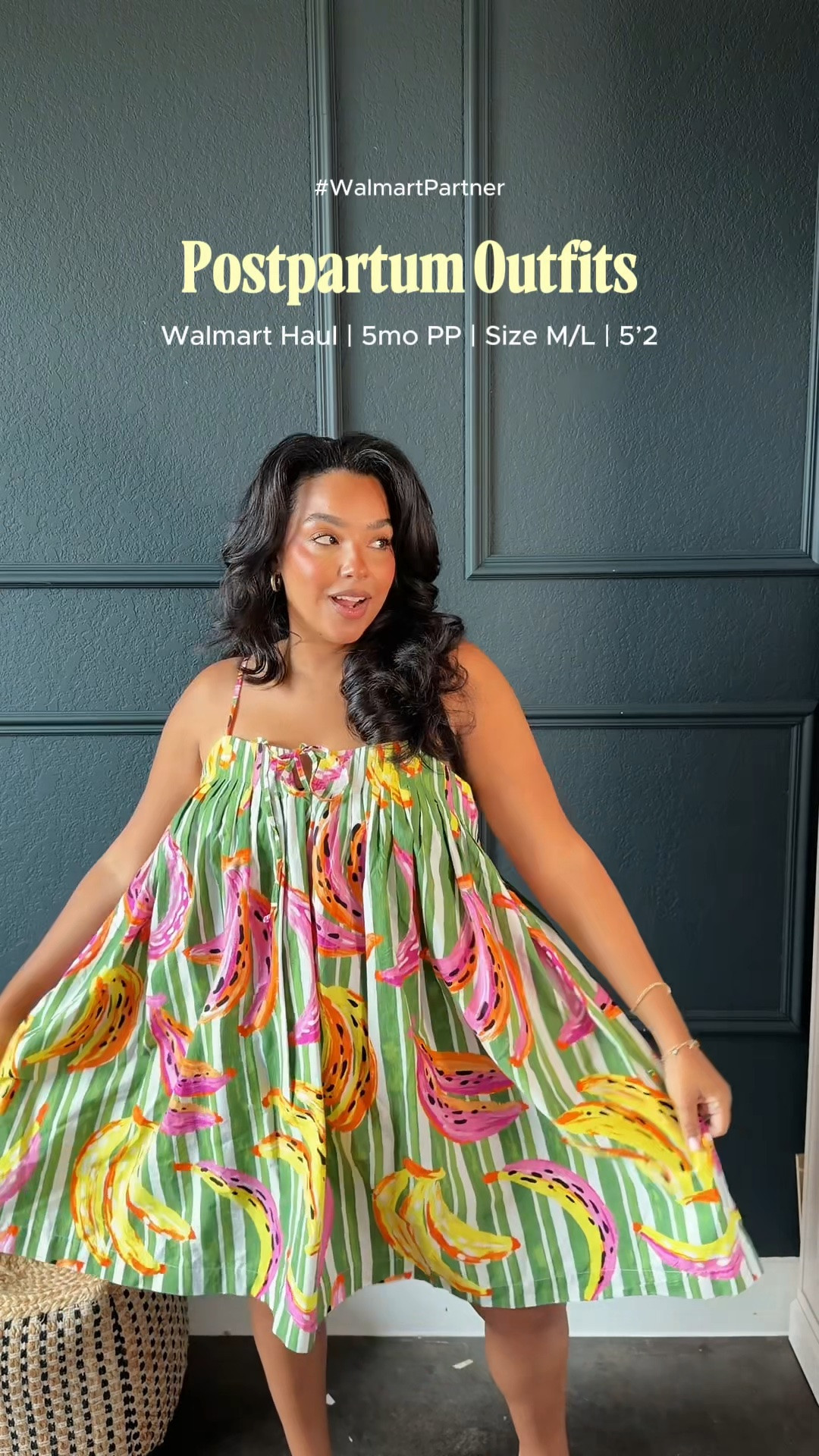 #WalmarPartner Okay, @walmart! We see you! I still can’t believe how many cute pieces I found at #walmart!! Navigating #postpartumfashion can be ALOT but doing it #walmartstyle keeps it easy on the stress and ya pockets!
 @WalmartStyle