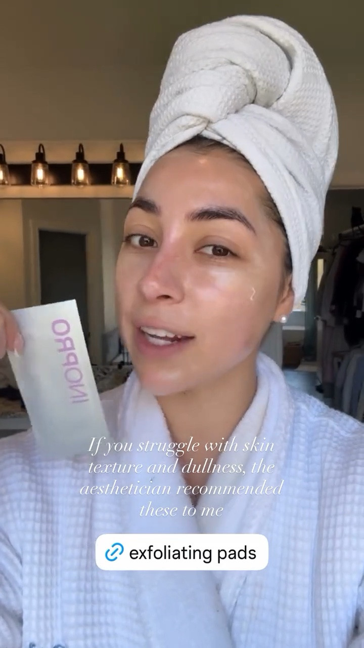 If you struggle with skin texture and dullness, the aesthetician recommended these exfoliating pads to me!

#LTKBeauty #LTKselfcare #LTKgrwm