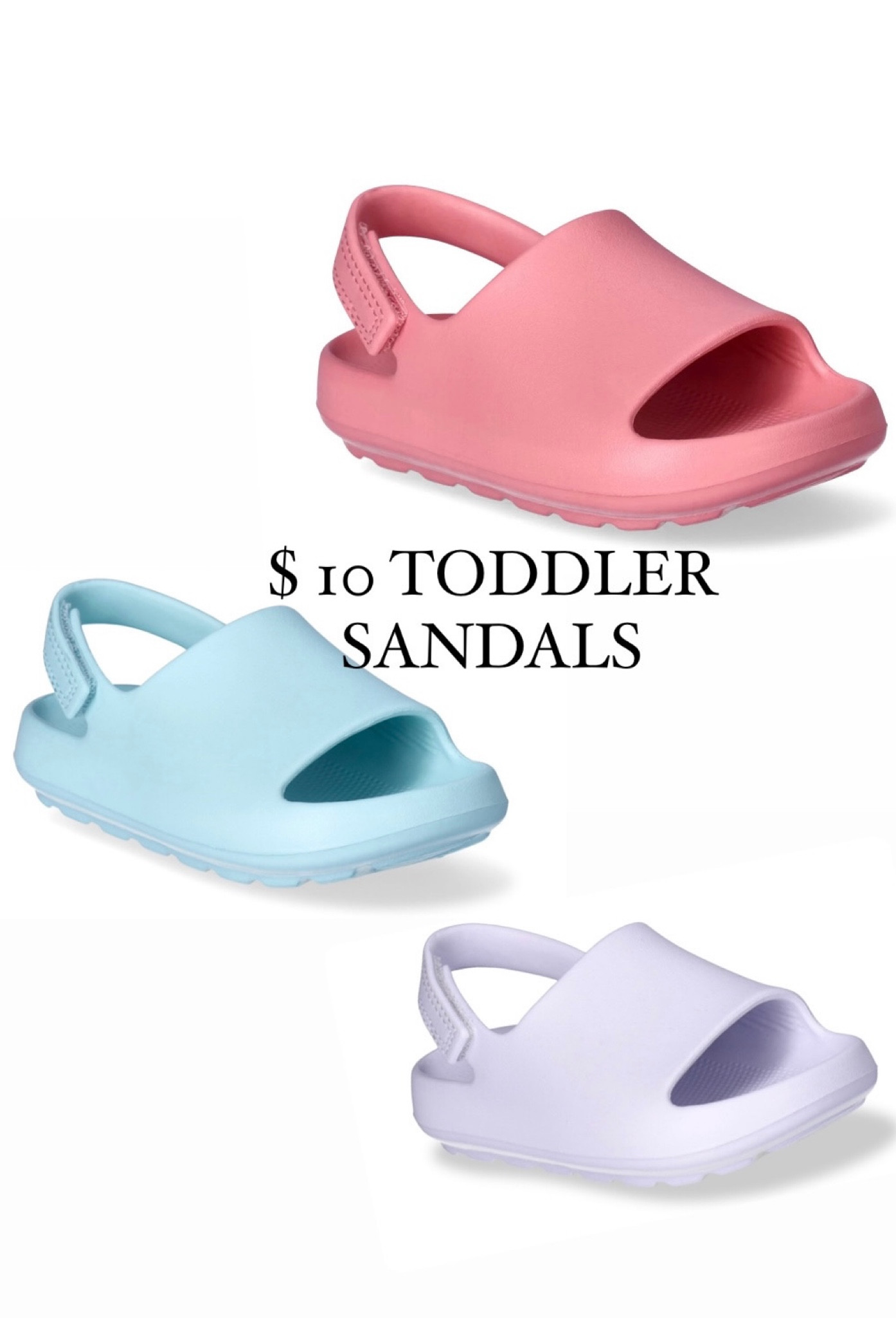 Walmart Toddler $10 sandals! 
Perfect vacation shoes for the beach and the pool.

#LTKshoecrush #LTKtravel #LTKkids