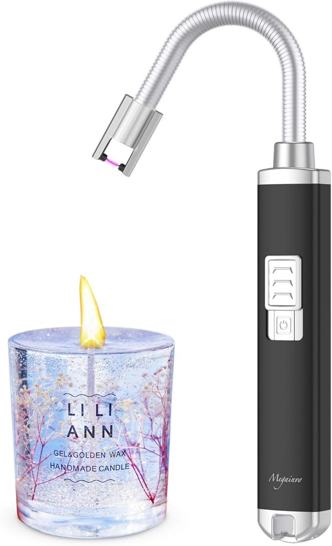 Allume Briquet électrique Arc Safety USB Briquets Rechargeable Coupe-Vent et pour la Jolie Bougi... | Amazon (FR)