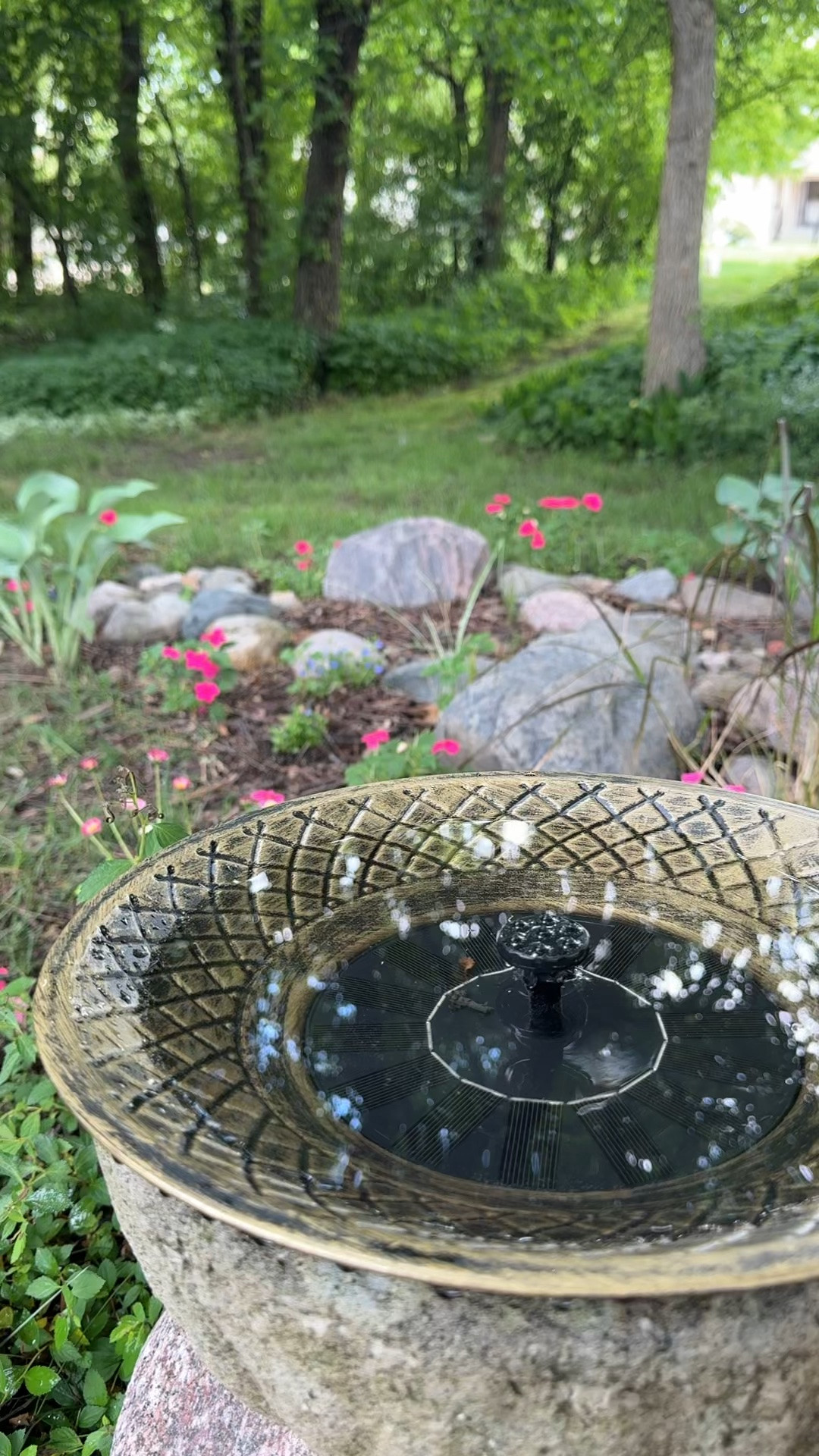 Nice little addition to my garden for the birds!! Comes with the fountain too!! #birdbath #garden

#LTKSeasonal #LTKHome