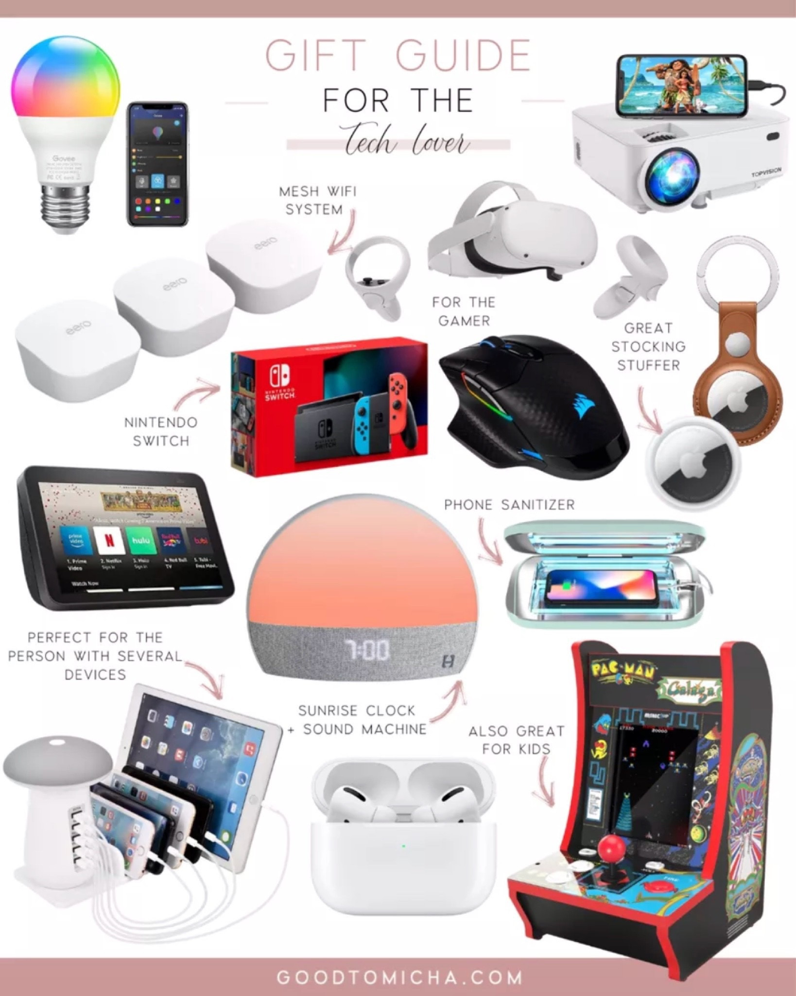 Gift guide for the tech lover

#LTKGiftGuide #LTKHoliday