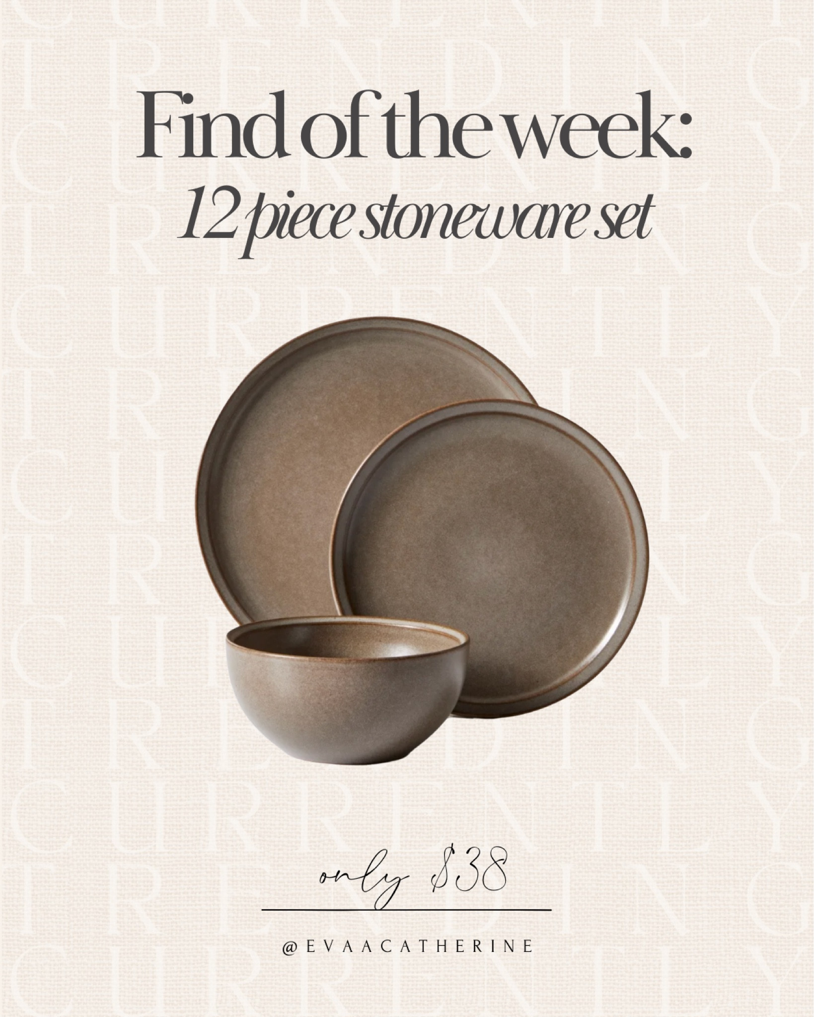 🤎This 12-piece stoneware set looks so high-end but is only $38! Perfect for everyday use or styling open shelves. I’ve linked it on my LTK—check my bio to shop! #BudgetFriendlyHome #StonewareStyle #LTKHome

#LTKHome