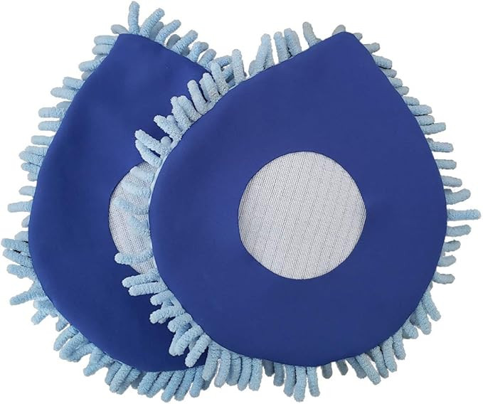 Chomp! Microfiber Mop Refill Pack: 5 Minute CleanWalls 2-pak Giant Noodle Blue Duster Reusable Wa... | Amazon (US)