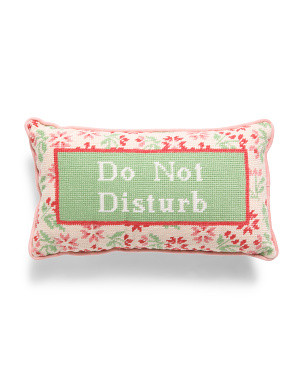8x14 Do Not Disturb Needlepoint Pillow | Throw Pillows | Marshalls | Marshalls