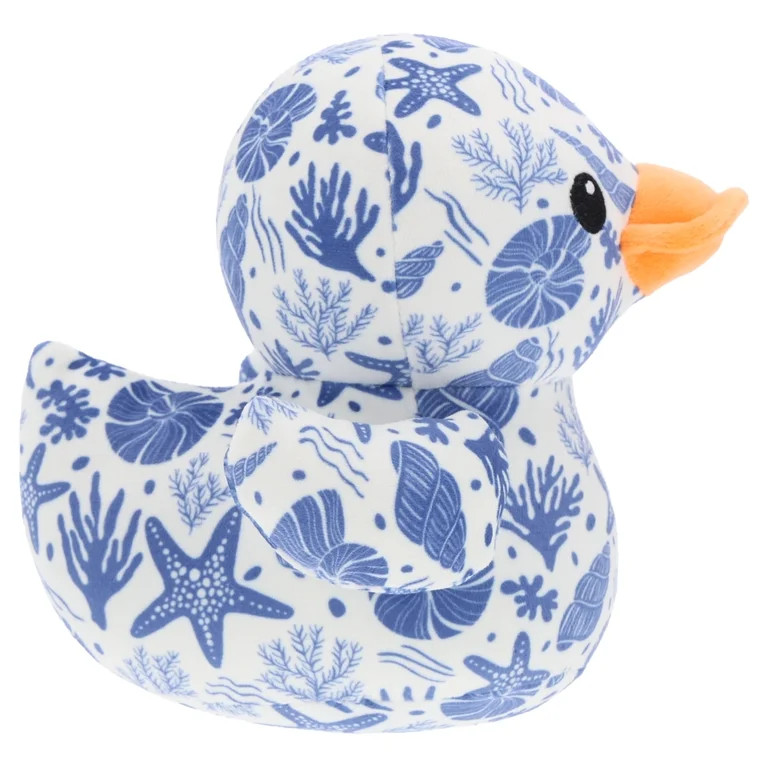 Small Ocean Duck Plush, Blue and White, Summer by Way To Celebrate | Walmart (US)