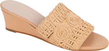 Siesta Raffia Wedge Slide Sandal (Women) | Nordstrom