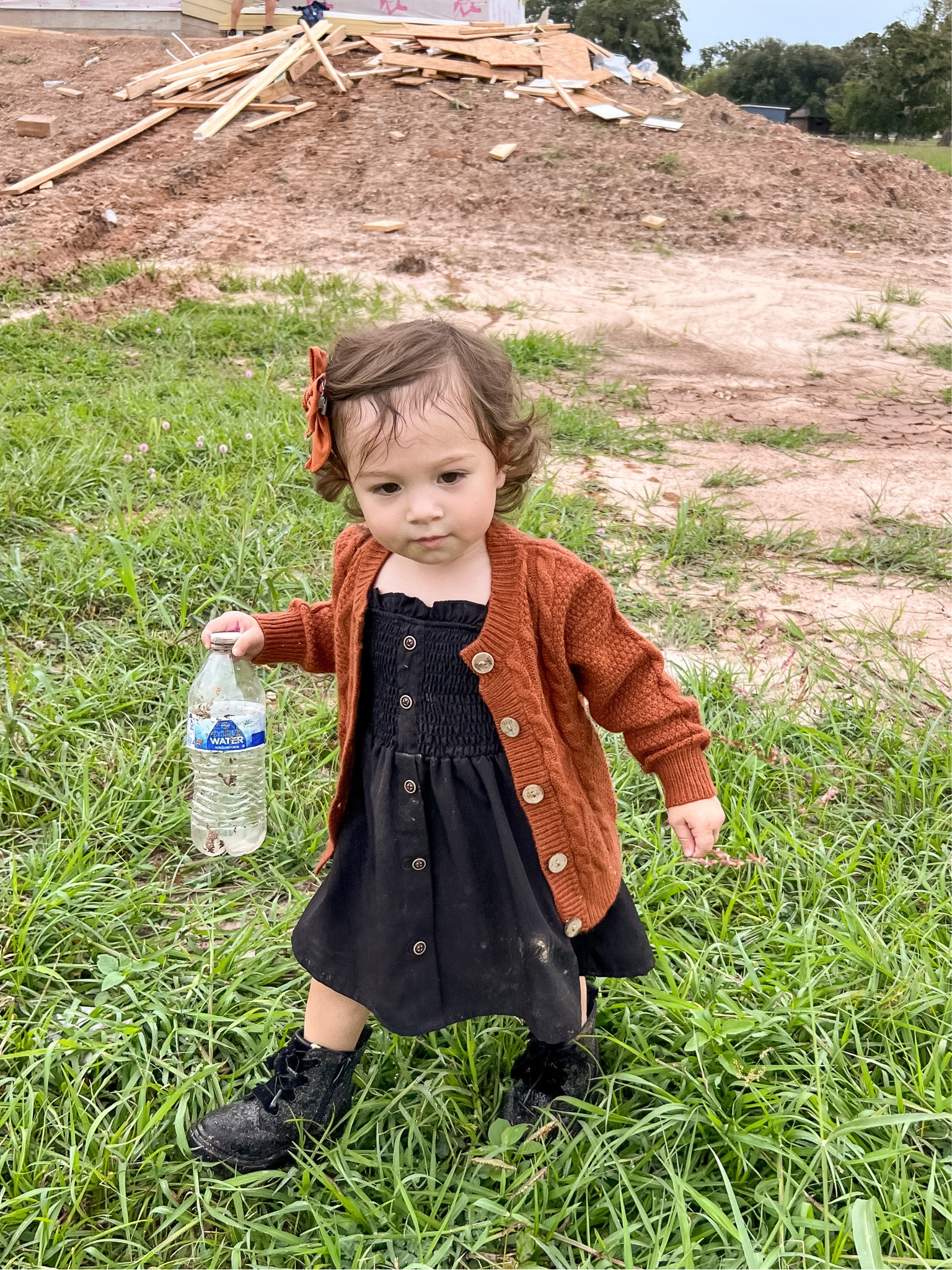 Baby girl fall outfit, toddler cardigan, toddler boots, Amazon, Target 

#LTKsalealert #LTKkids #LTKbaby