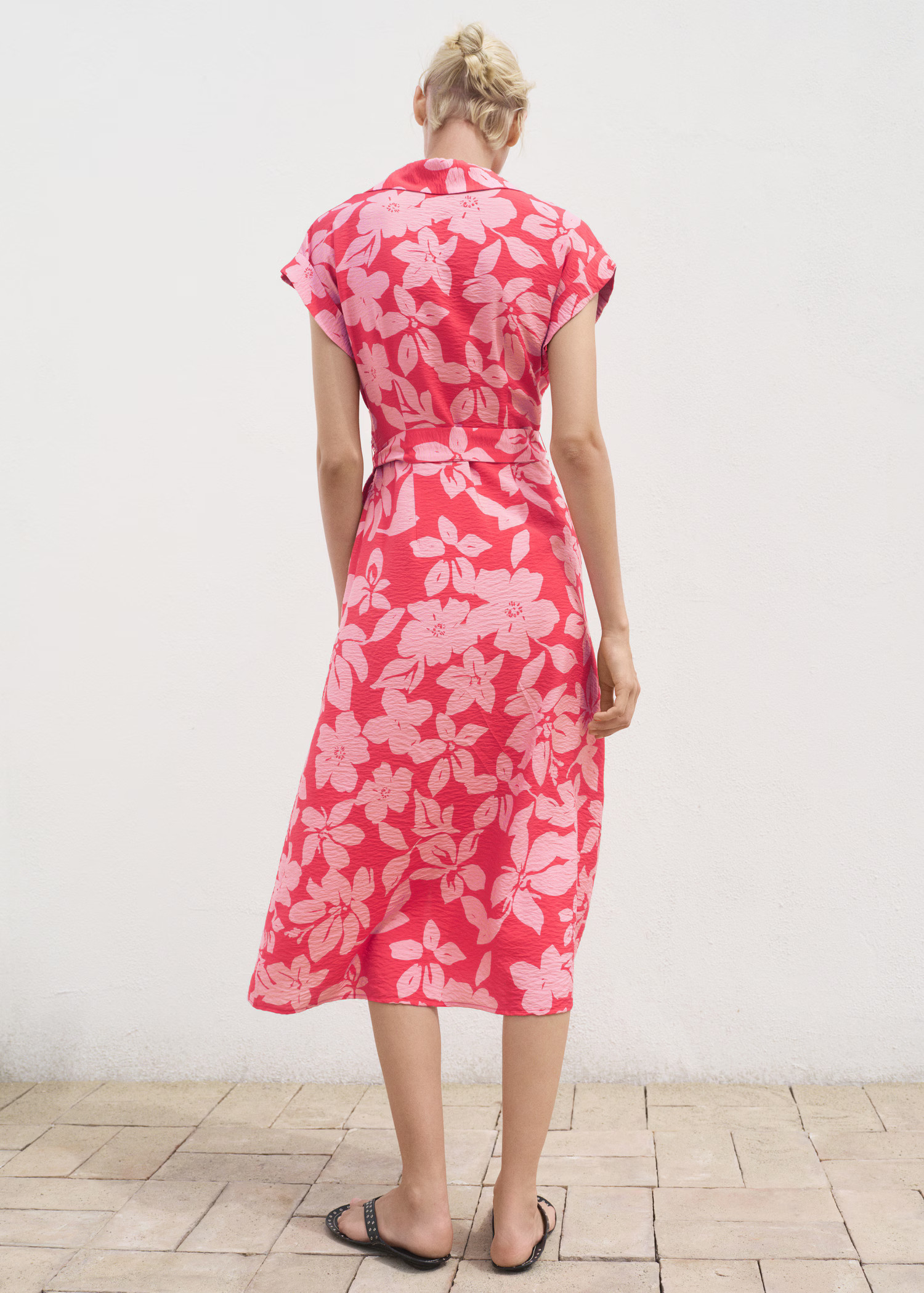Floral-print shirt-style dress - Women | MANGO USA | Mango (US/MX/AU)