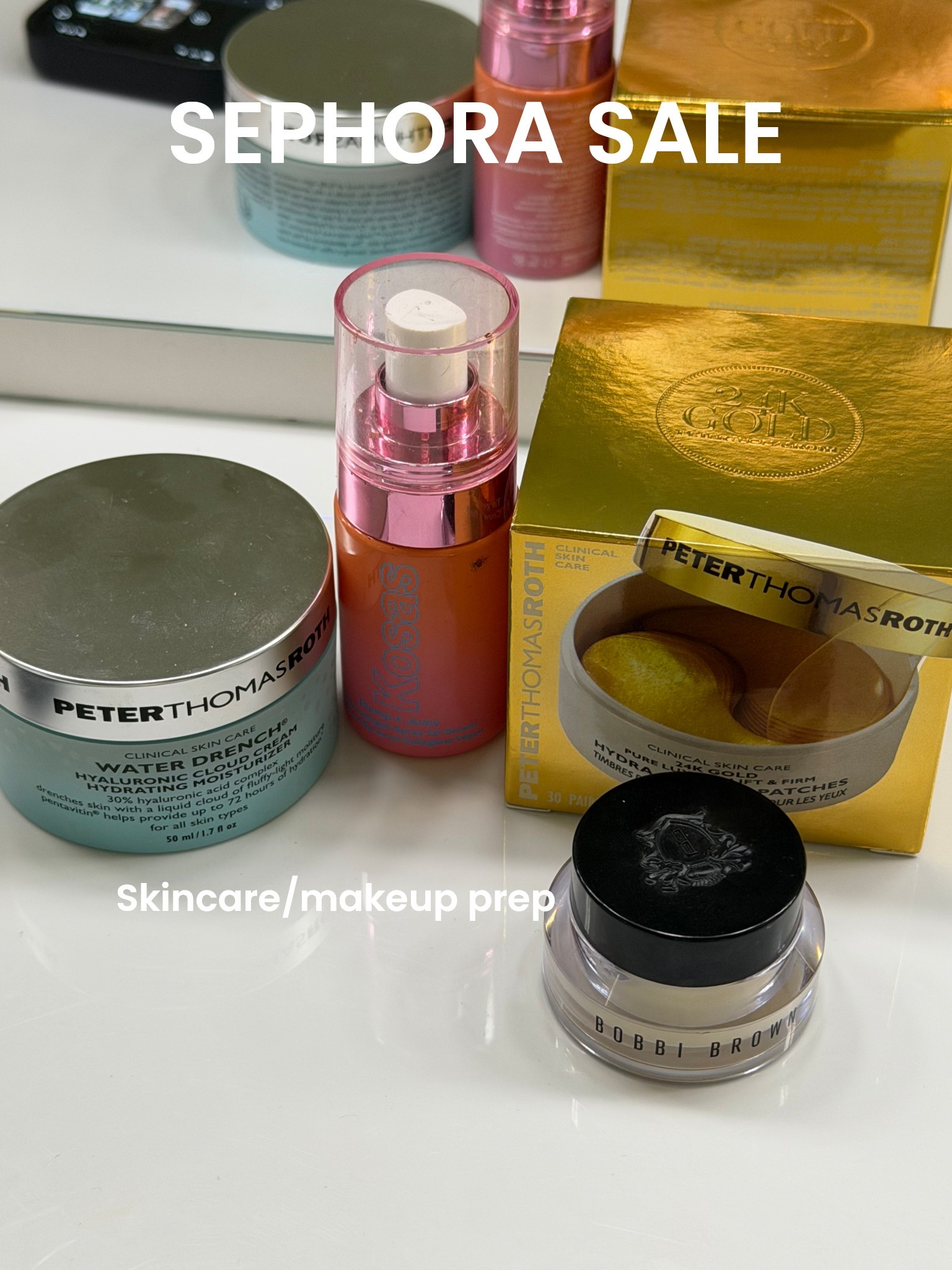 SEPHORA SALE: skincare/makeup prep
Loveee the Bobbi brown for prep
These eye patches are so hydrating from Peter Thomas roth 


#LTKGiftGuide #LTKBeauty #LTKSaleAlert