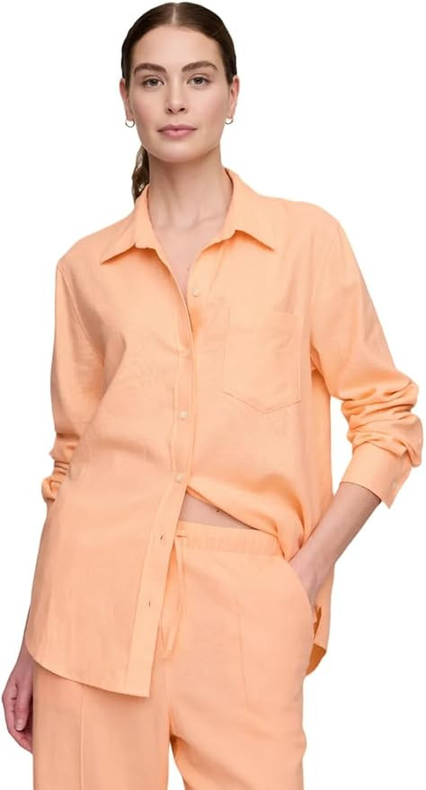 Gap Women's Linen Easy Shirt | Amazon (US)