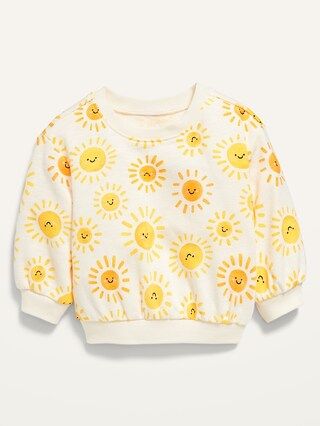 Unisex Printed Drop-Shoulder French Terry Sweatshirt for Baby | Old Navy (US)