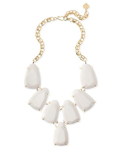 Harlow Statement Necklace in White | Kendra Scott