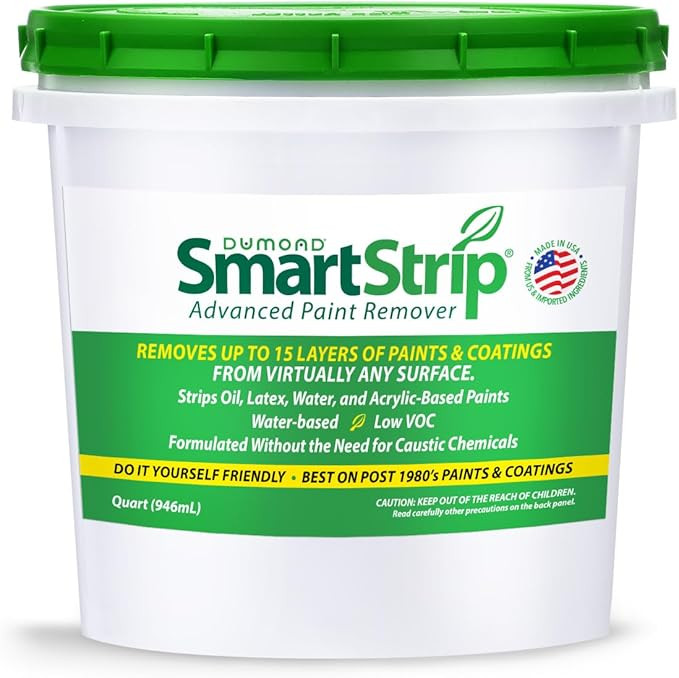 Smart Strip Advanced Paint Remover - for Removal of Acrylic, Latex, Oil, & Water-Based Coatings -... | Amazon (US)
