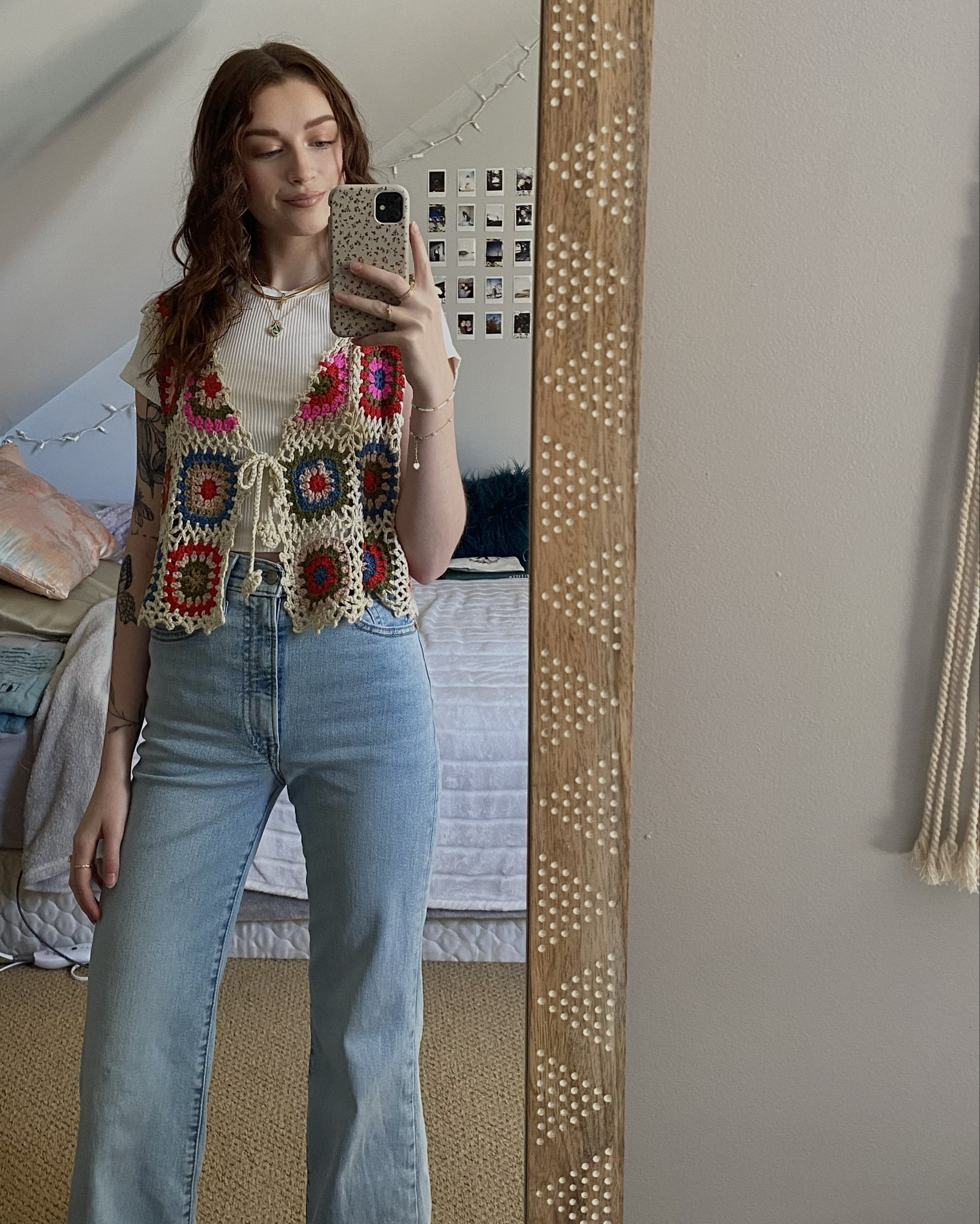 Such a fun crochet vest! Can’t find this exact one anymore but linked similar ones 🧶🌺🌈🩵

#LTKU #LTKFindsUnder100 #LTKFestival