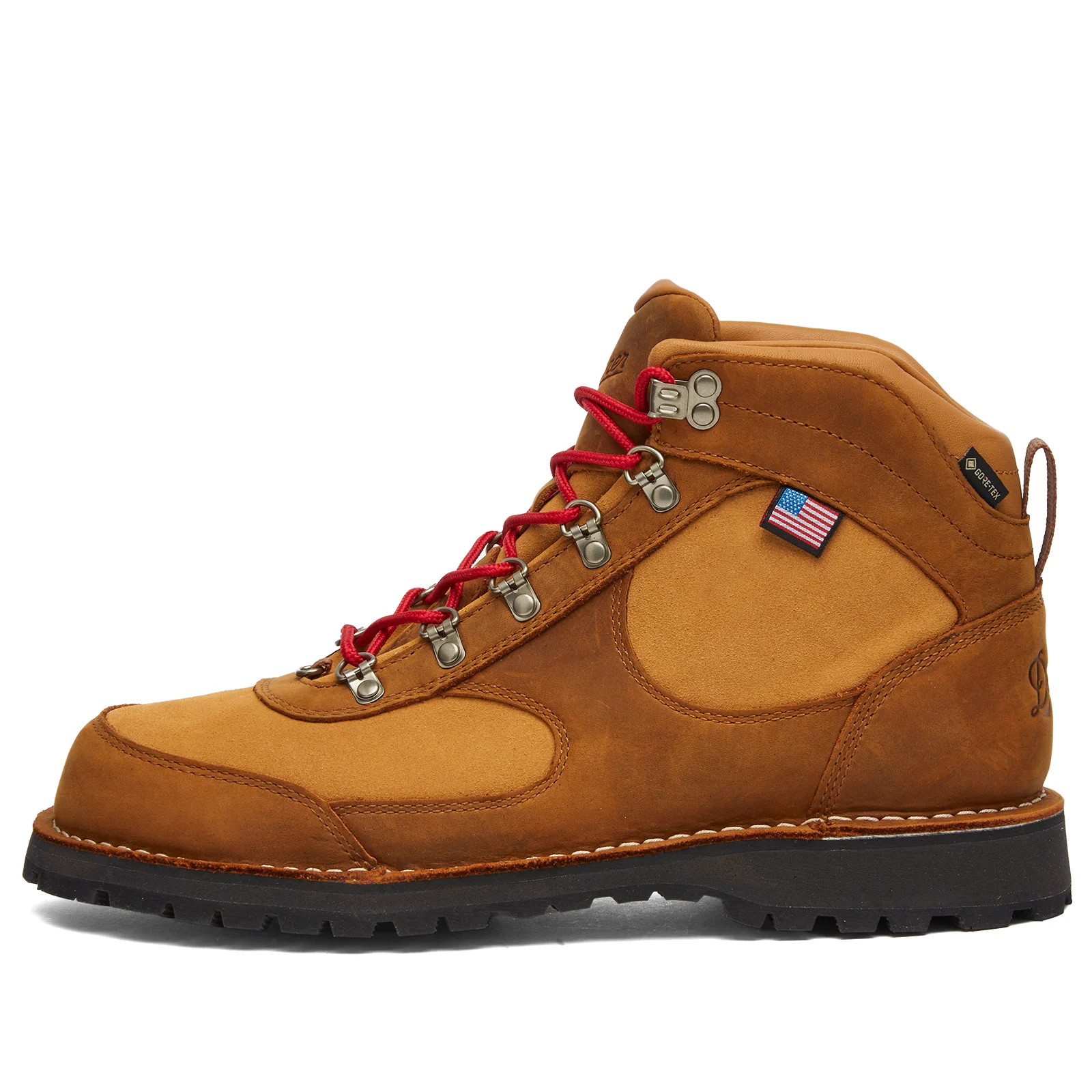 Danner Men's Cascade Crest Hiking Boot Grizzly Brown/Rhodo Red | END. Clothing