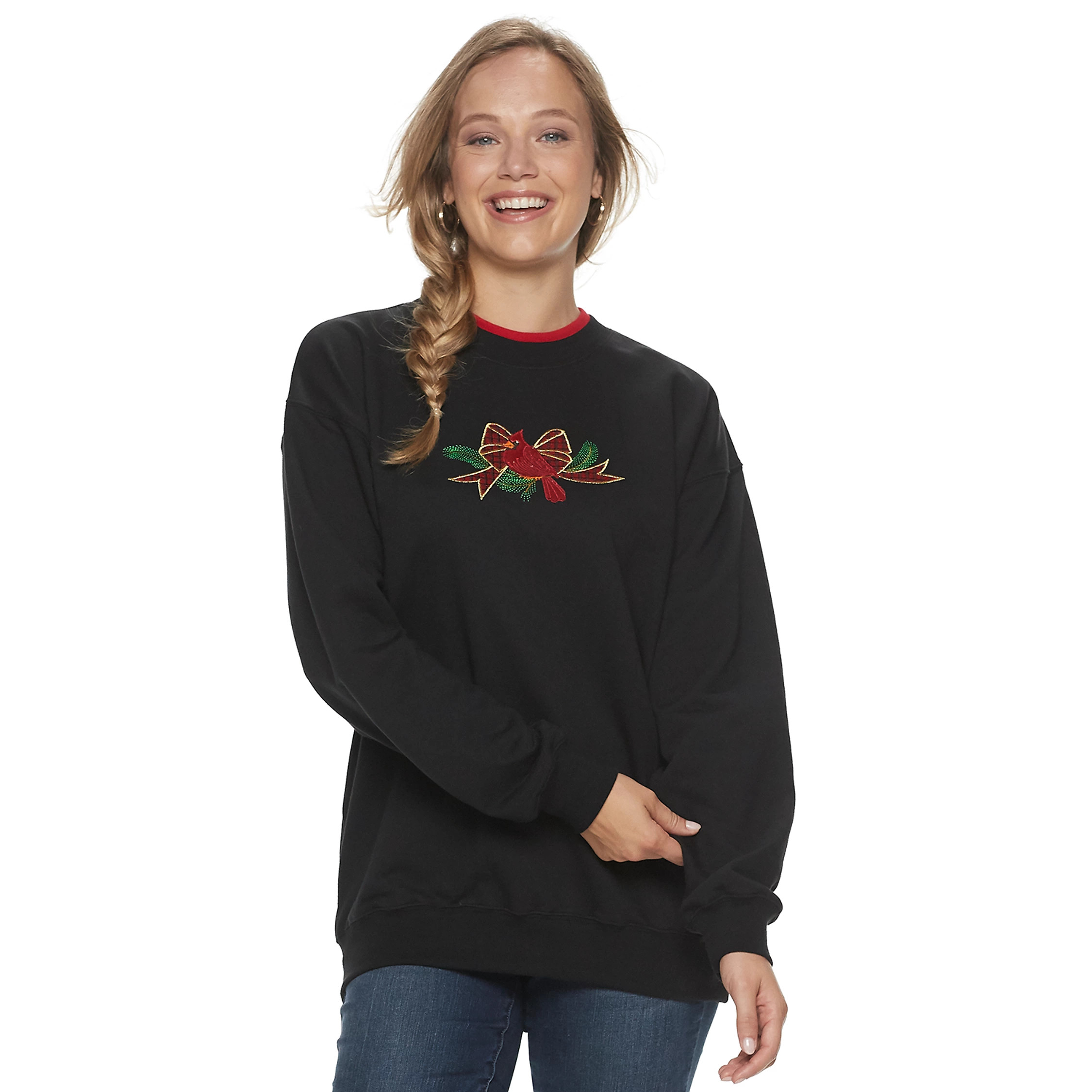 Women's MCCC Sportwear Mockneck Holiday Graphic Sweatshirt | Kohl's