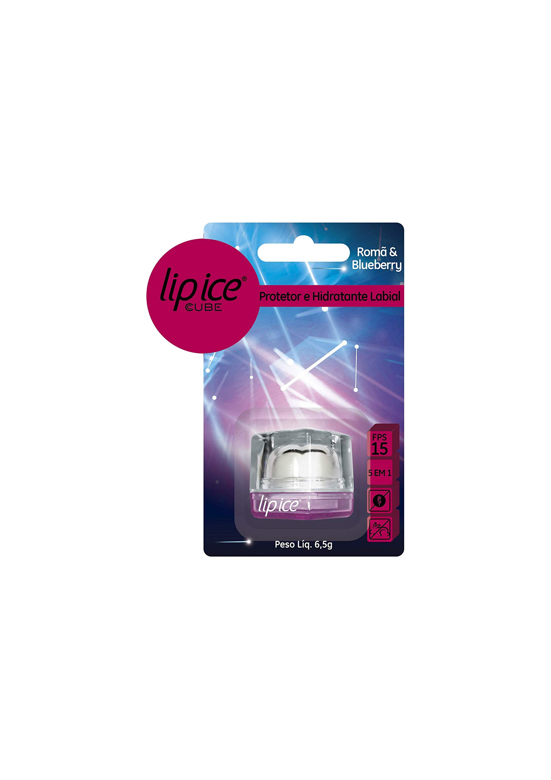 Lip Ice Cube Protetor Labial Romã E Blueberry FPS15 | Amazon (BR)
