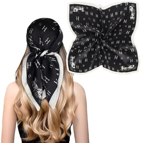 Relang Fashion Silk Satin Head Scarf for Women Hair Bandana Hair Scarf Wrap Neck Scarf for Women ... | Amazon (US)