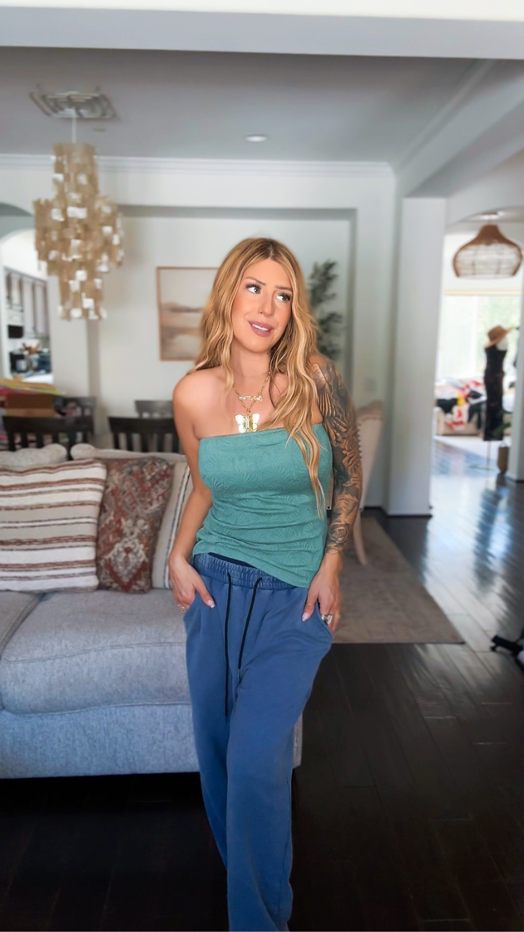 Embroidered floral tube top with so many outfit possibilities for spring and summer! 

#LTKSaleAlert #LTKU #LTKFestival