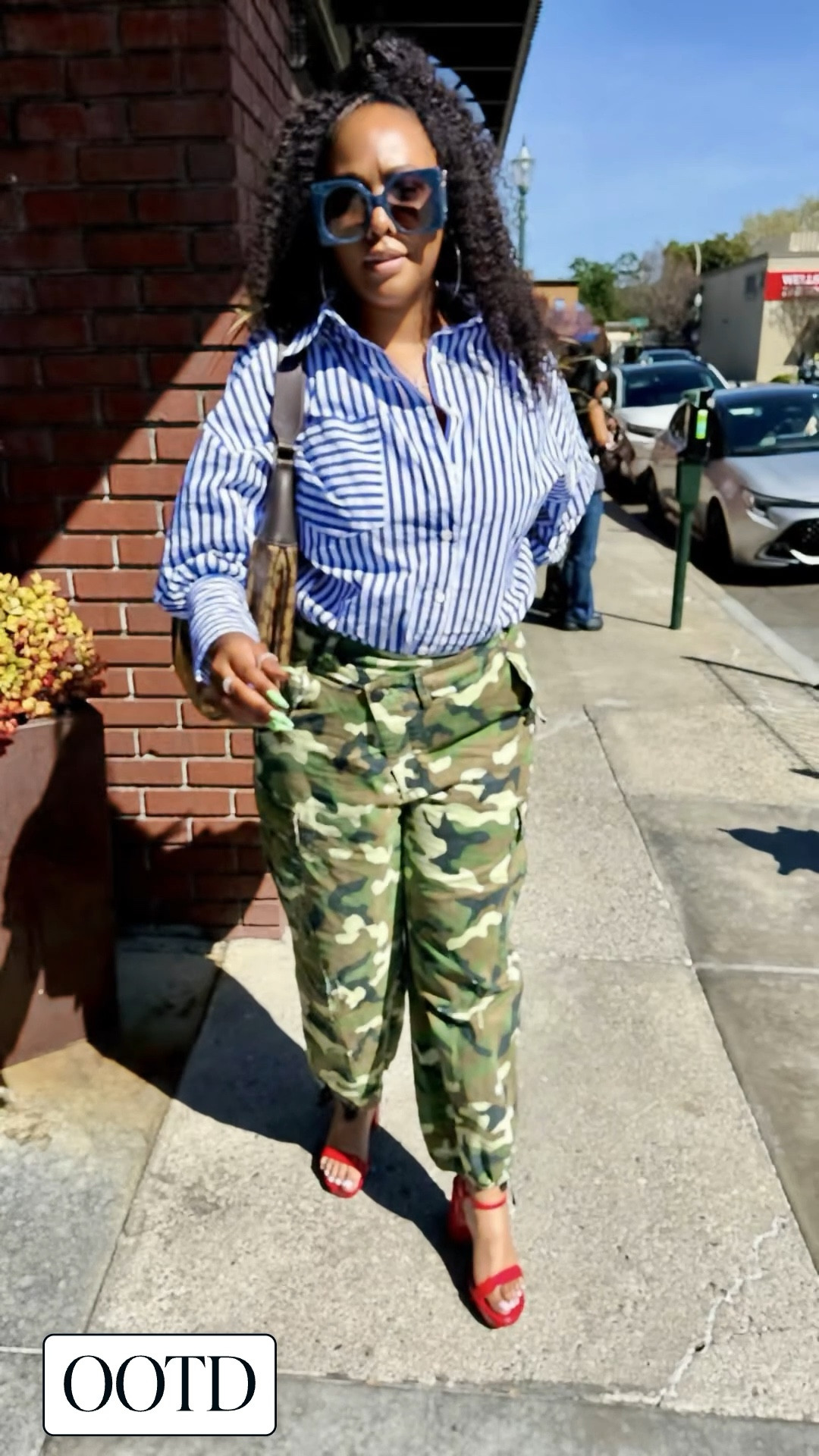 💌Sunday’s Best💌

Church Outfit 🙌🏾 Mixed prints today with a bold chunky heel. Sorry y’all all items sold out other than my cargos. I have on an xl & I am a size 14. The large fit but they were too fitted on my thighs for my preference. My button up is from Fashion Niva in a large but they are sold out. My bag is vintage Gucci passed down from my mom. Shades in this color are sold out too. 

#LTKdayinmylife #LTKootd