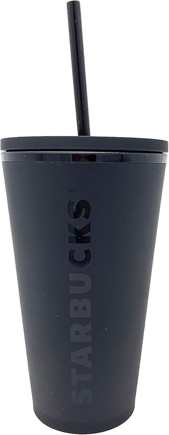 Starbucks Matte Black Acrylic Cold Cup With Straw, 16 Fl Oz | Amazon (US)
