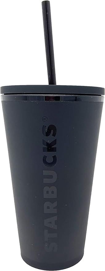 Starbucks Matte Black Acrylic Cold Cup With Straw, 16 Fl Oz | Amazon (US)