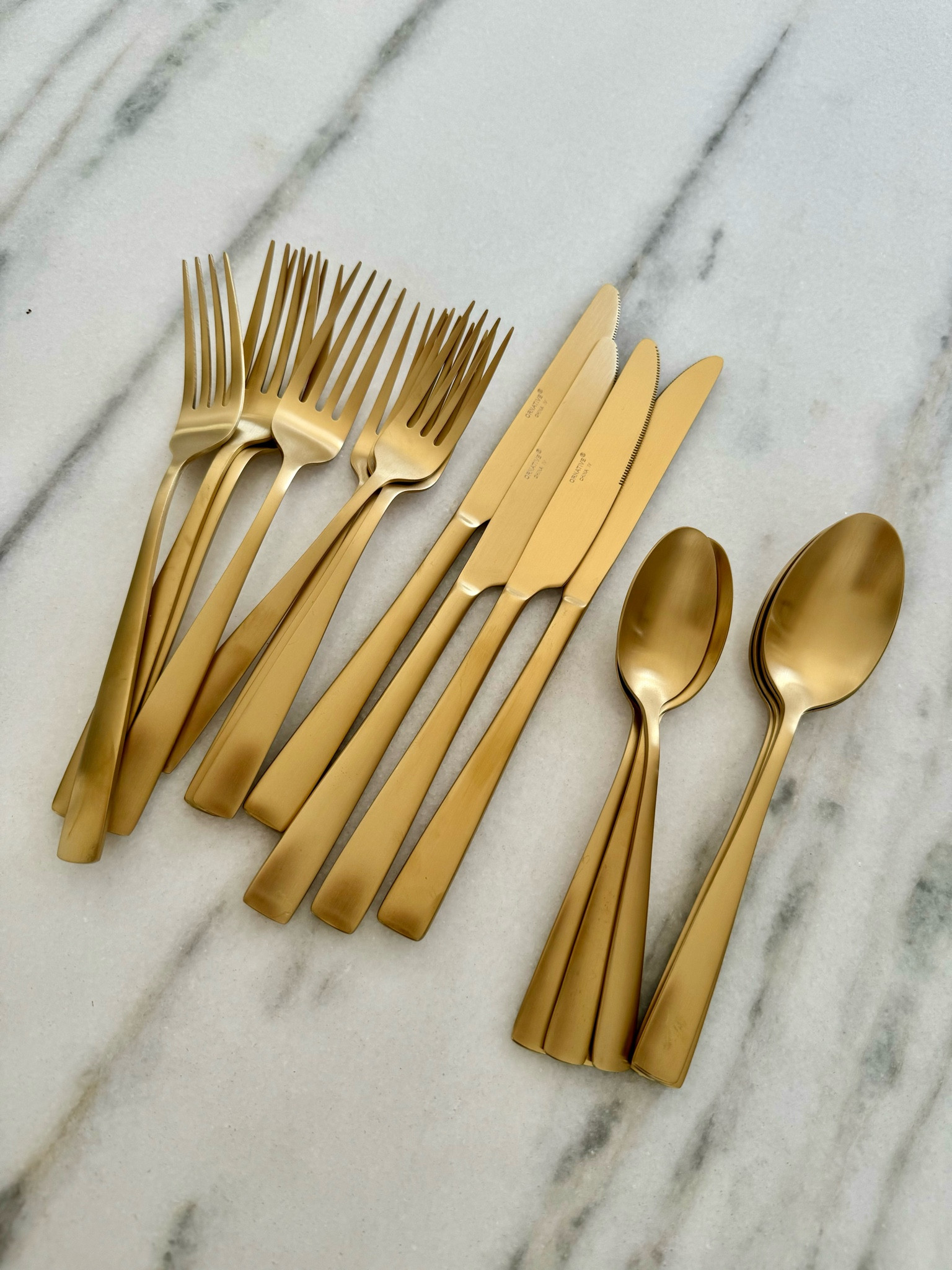 Gold flatware ✨