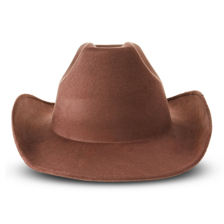 Cowboy Hat, Brown, Halloween Costume Accessory for Adults, One Size Fit, by Way to Celebrate - Wa... | Walmart (US)
