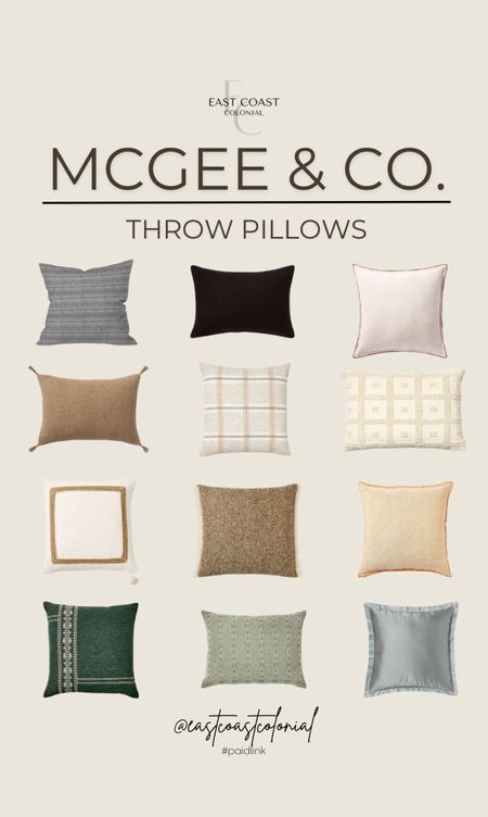 My top picks from McGee & Co.’s throw pillows selection.




Throw pillows, accent pillows, McGee & co home decor

#LTKHome #LTKStyleTip #LTKFindsUnder100