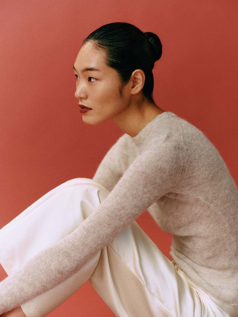 Alice Sheer Alpaca Crew | Reformation (Global)