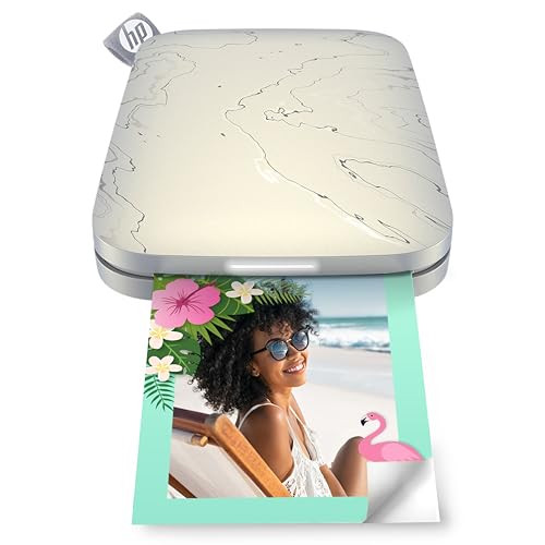 HP Sprocket Select Portable 2.3x3.4" Instant Photo Printer (Eclipse) Print Pictures on Zink Sticky-Backed Paper from your iOS & Android Device.,White | Amazon (US)
