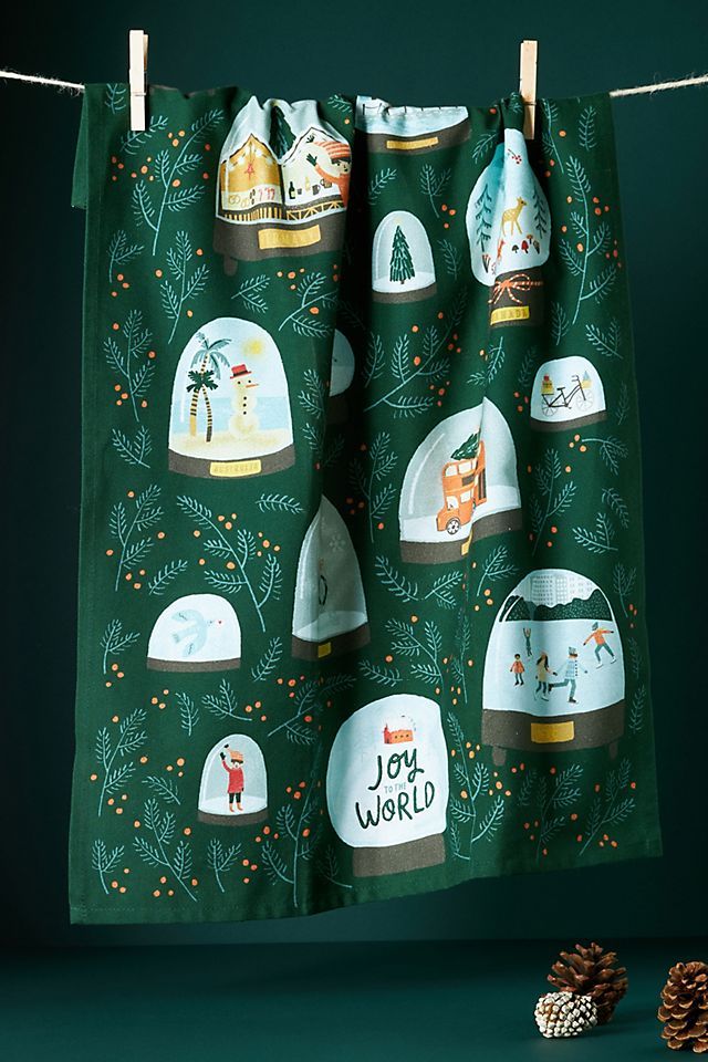 Joy To The World Dish Towel | Anthropologie (US)