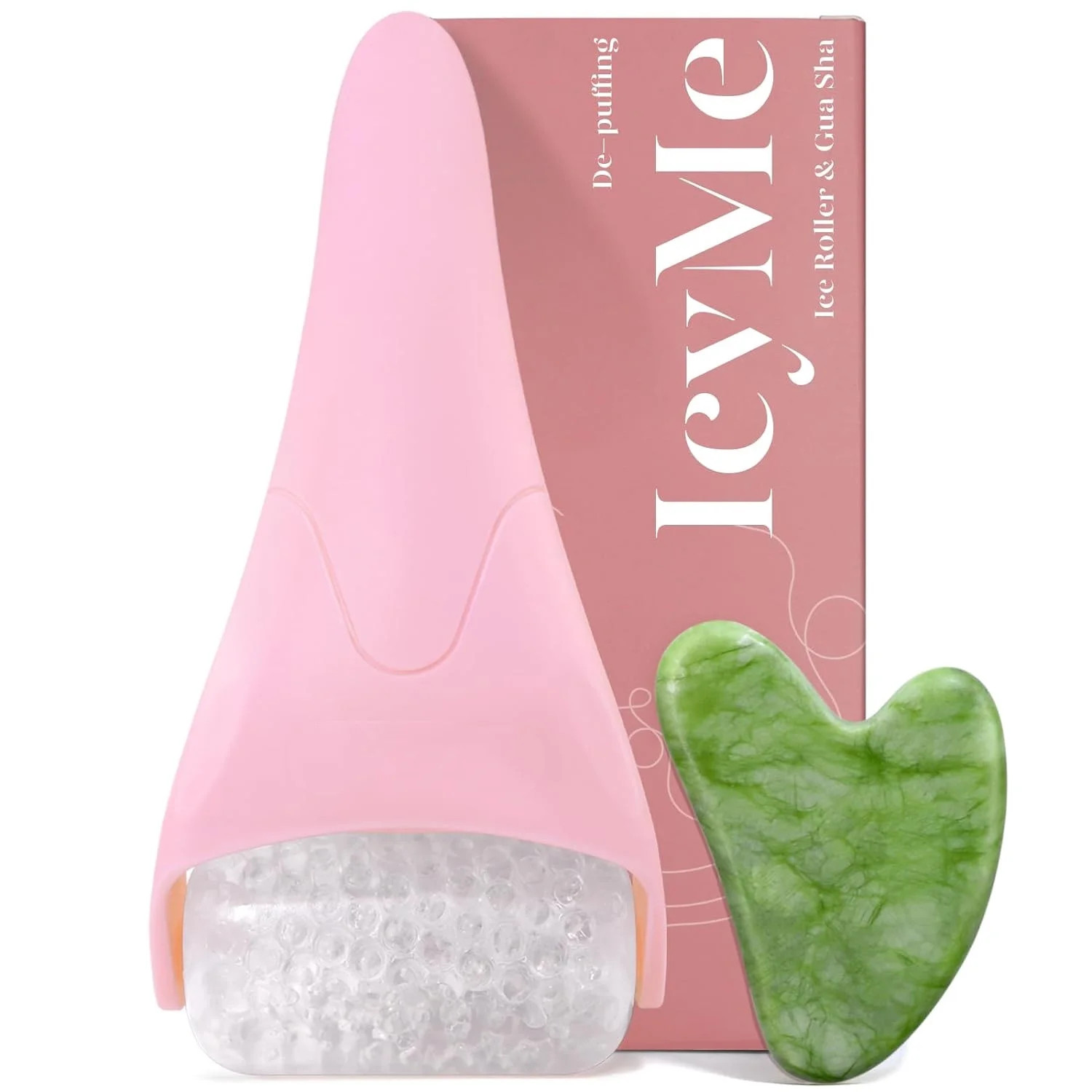 BEAKEY Ice Roller for Face & Gua Sha, Ice Face Roller Massager Cryotherapy Reduces Puffiness, Pin... | Walmart (US)