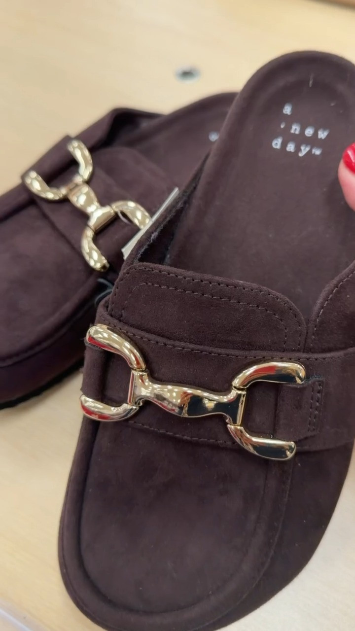 Chocolate brown is taking over my fall accessories, and these mule loafers are such an easy way to work it into an outfit. The gold hardware gives them a little something extra while the slip on style keeps them easy for everyday wear.

brown mule loafers, chocolate brown shoes, fall shoes, women’s loafers, slip on loafers, suede mules, gold hardware shoes, fall accessories, casual fall outfit, fall fashion, TheMomInStyle

#LTKootd #LTKOver40 #LTKSeasonal