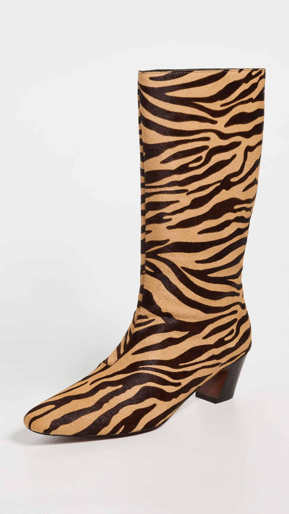 Cleo Kicked Heel Calf Boots | Shopbop