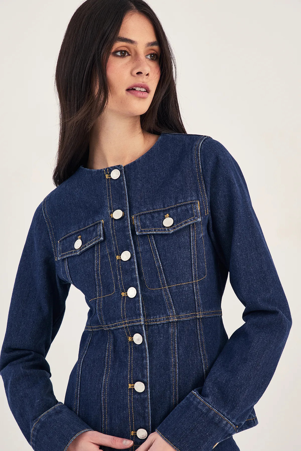 Tops | Utility Tailored Denim Top | NastyGal | Nasty Gal US