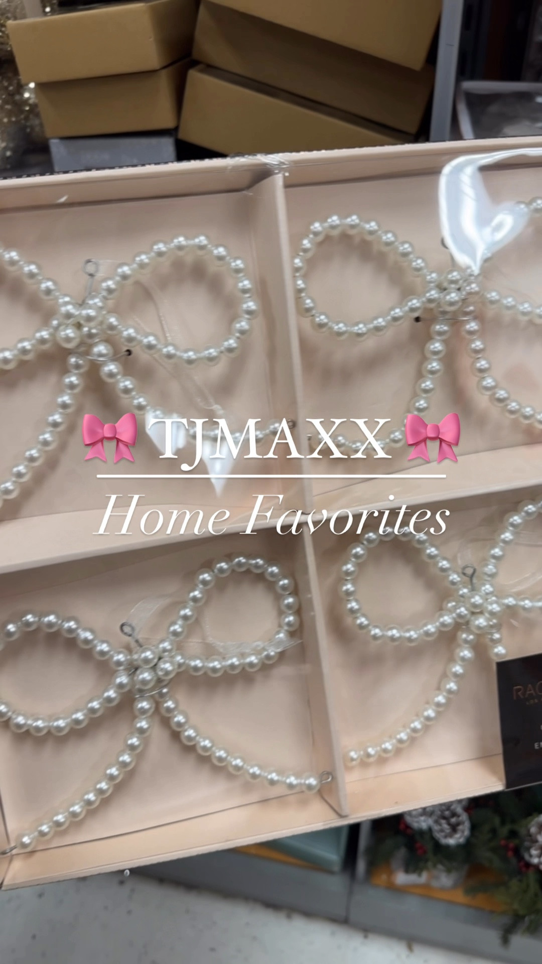 Give me all the T.J. Maxx, Marshalls, HomeGoods, and HomeSense Christmas Finds! I have scored so many gorgeous pieces at a fraction of the cost. Many of them are a great look for less!  We all know bows are trending, and I’m here for it, I cannot believe how many good ones I found! Which would you have brought home? I brought home ornaments, planters, notebook, and a few other things. I found some additional items online that I think you’re going to love, especially the cake stand, which I am highly considering ordering. 😍🎀#LTKVideo

#LTKHome #LTKHoliday