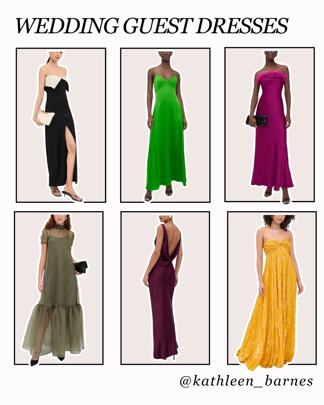 Gorgeous wedding guest dresses for spring weddings and other events — 