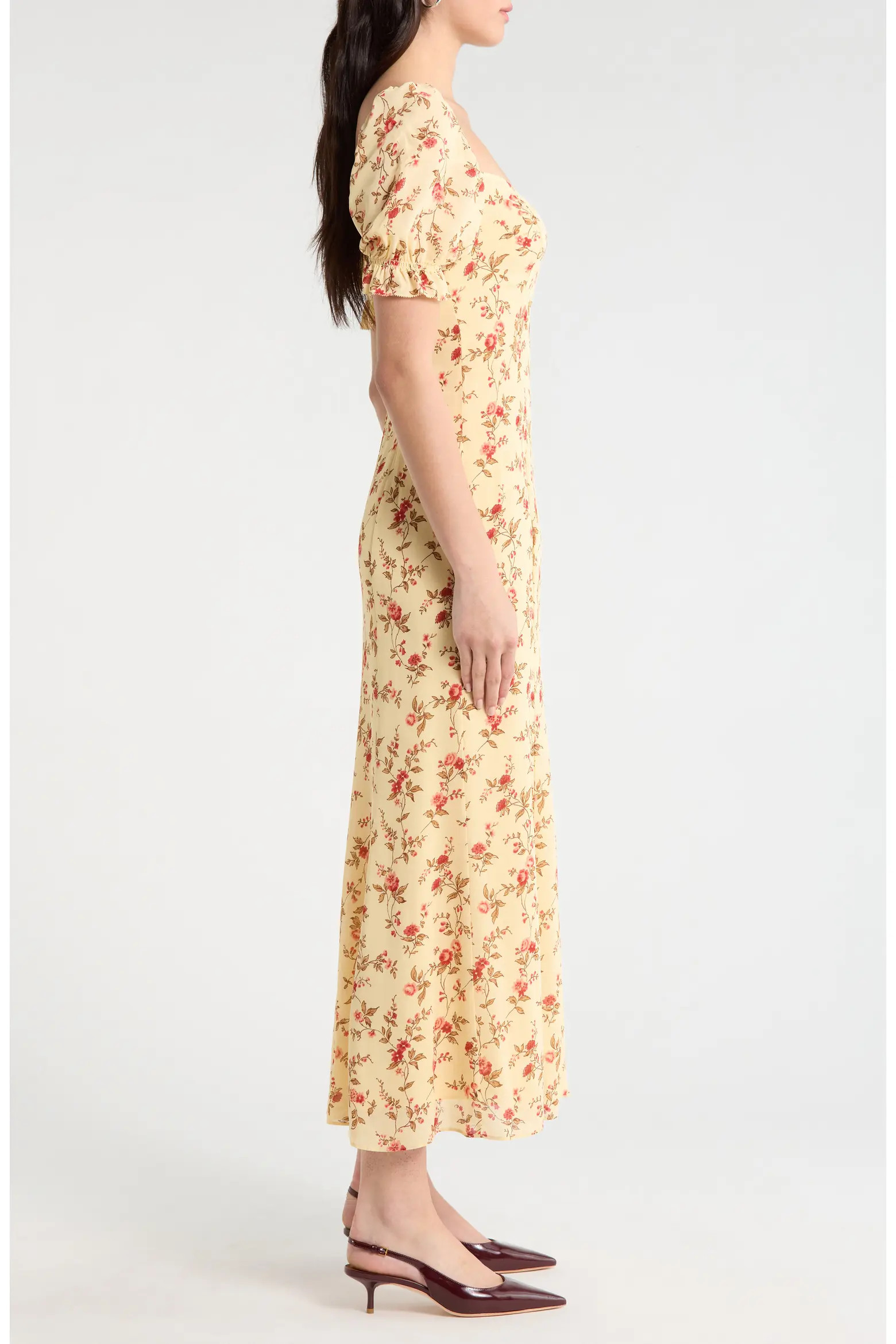 Gloria Floral Puff Sleeve Dress (Women) | Nordstrom | Nordstrom
