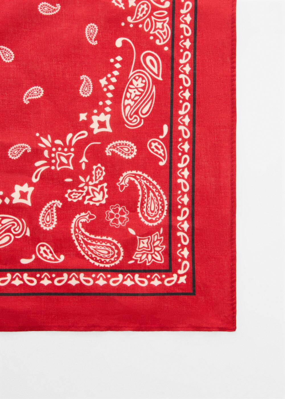 Cotton bandana -  Women | Mango United Kingdom | MANGO (UK)