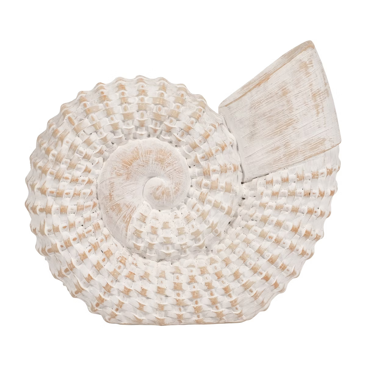 Decorative Woven Seashell Sculpture Statue - Home Decor Ornament for Bathroom, Office, Room, and ... | Target